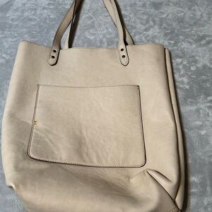 Abercrombie & Fitch Neutral Beige Tote Bag